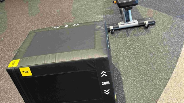 bench and box